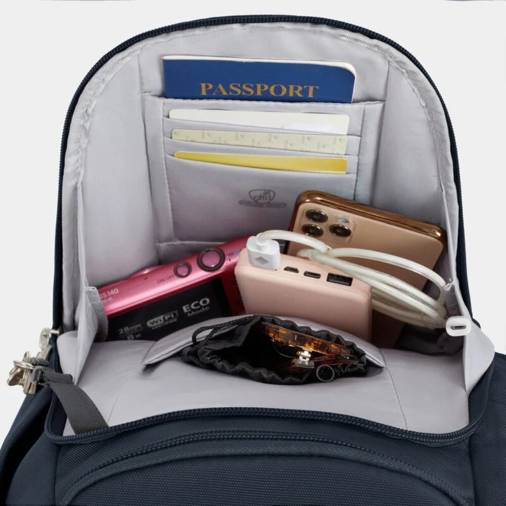 Travelon Midnight Anti-Theft Classic Backpack/NWT - Picture 6 of 16